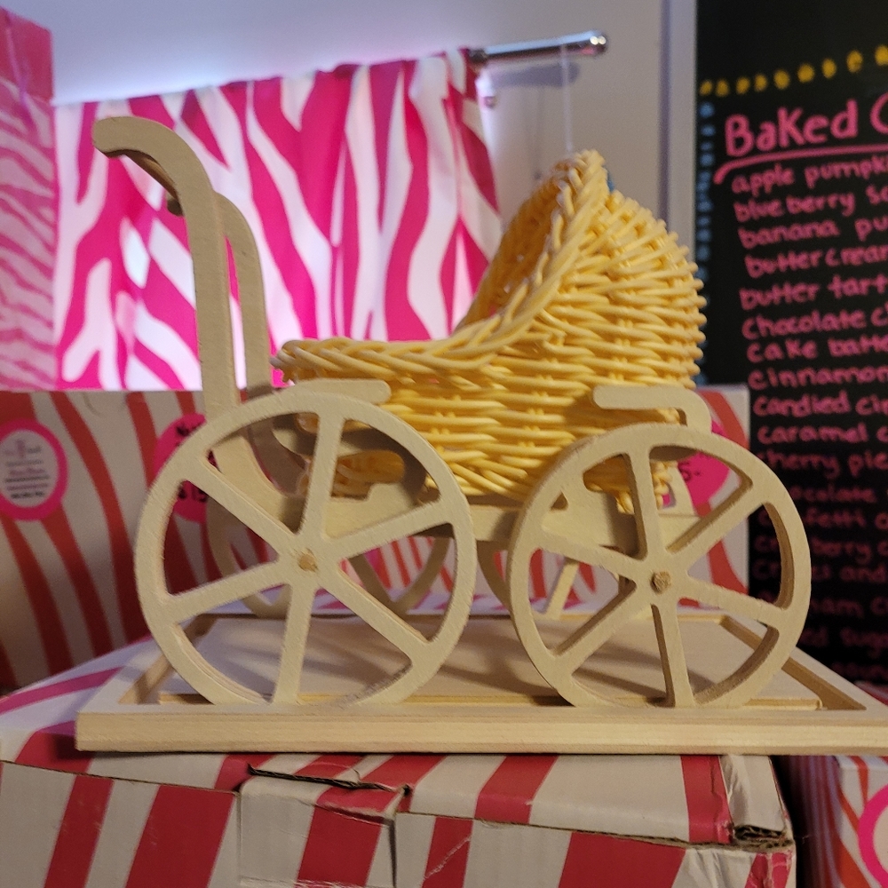 Pink zebra just add soaks carriage